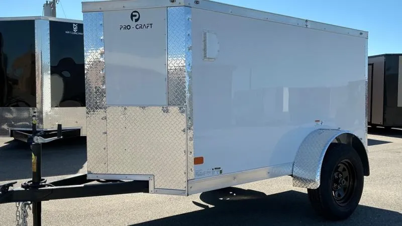 2026 NationCraft Trailers -New 4x8 - Barn Door - .080 PolyCore Ext - Cargo / Enclosed Trailer