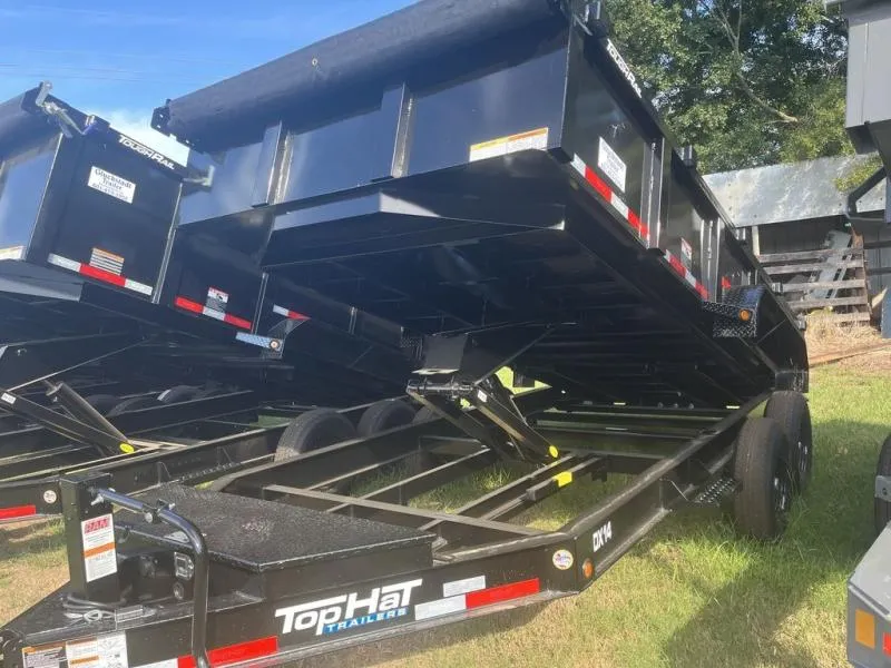 2026 Top Hat DX14 Dump Trailer 7x16 14,000lb GVW 