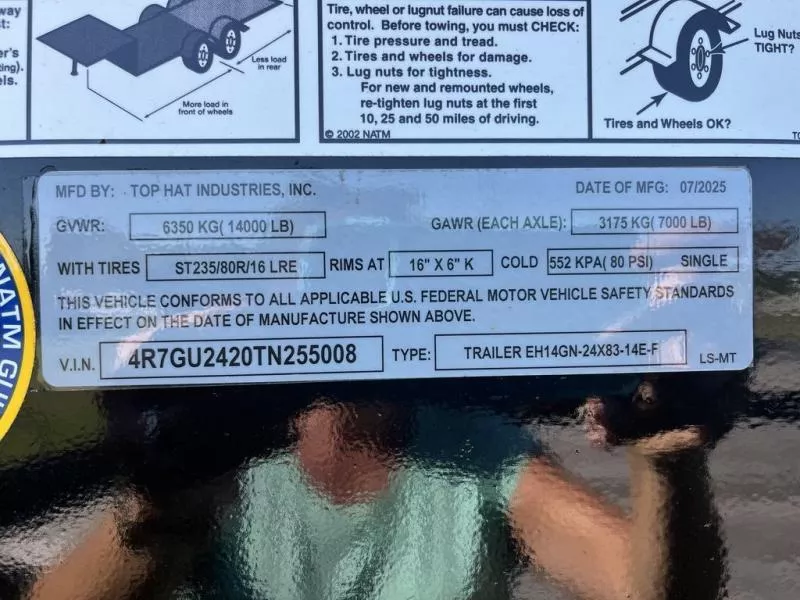 new Equipment / Flatbed Trailers Top Hat Trailers  for sale, in Madison, MS Thumbnail 5