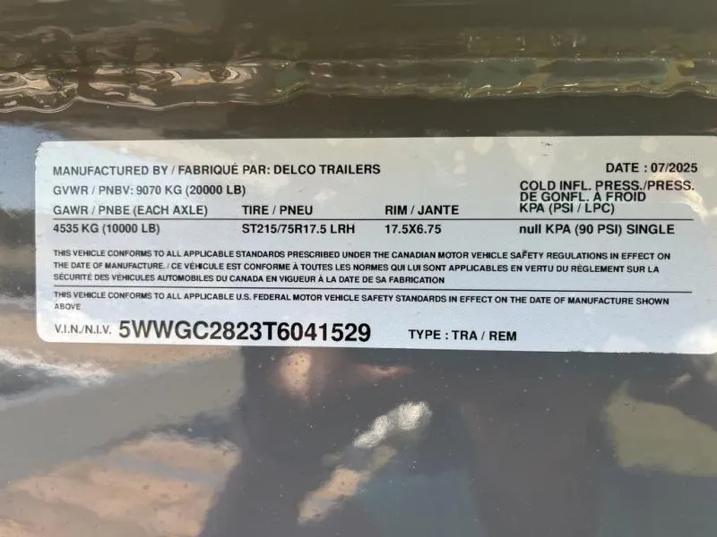 new Equipment / Flatbed Trailers Delco Trailers  for sale, in Madison, MS Thumbnail 6