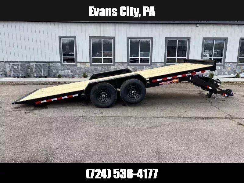 2026 H&H 7x20' Power Tilt Car Hauler Trailer 14000# GVW * POWER TILT * DUAL TOOLBOXES * 6" FRAME * DROP JACK * INTEGRATED TAIL LIGHTS * CHANNEL C/M 1754402160