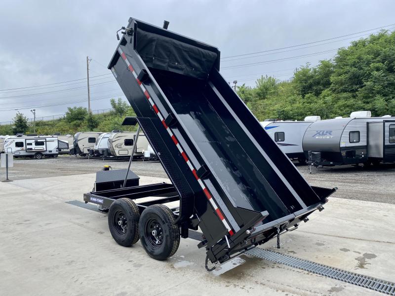 2022 SureTrac 7x12' Dump Trailer 14000 GVW * 7 GA FLOOR * HYDRAULIC