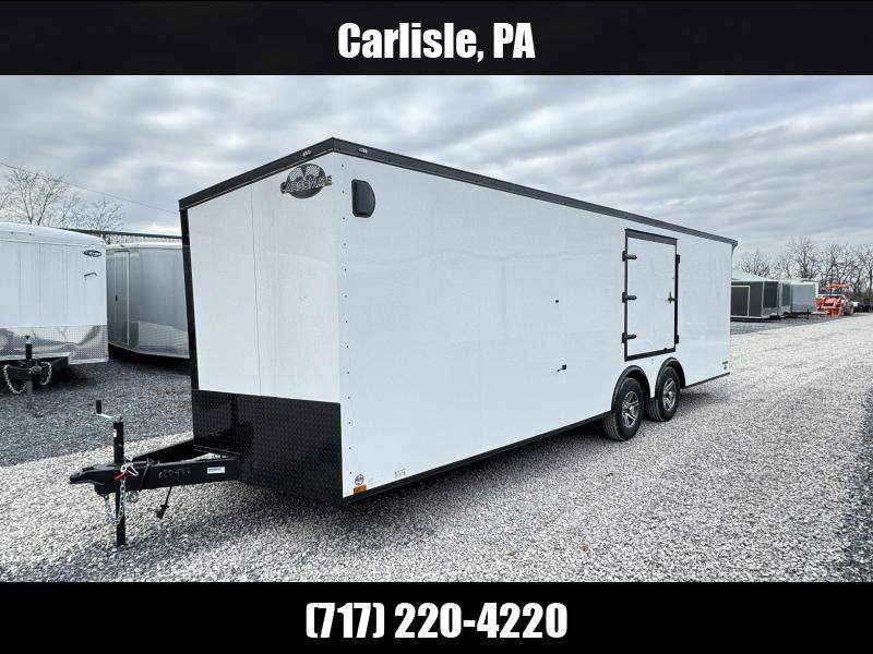 2024 Cargo Mate 8.5x24' Enclosed Car Hauler 9990# GVW * WHITE