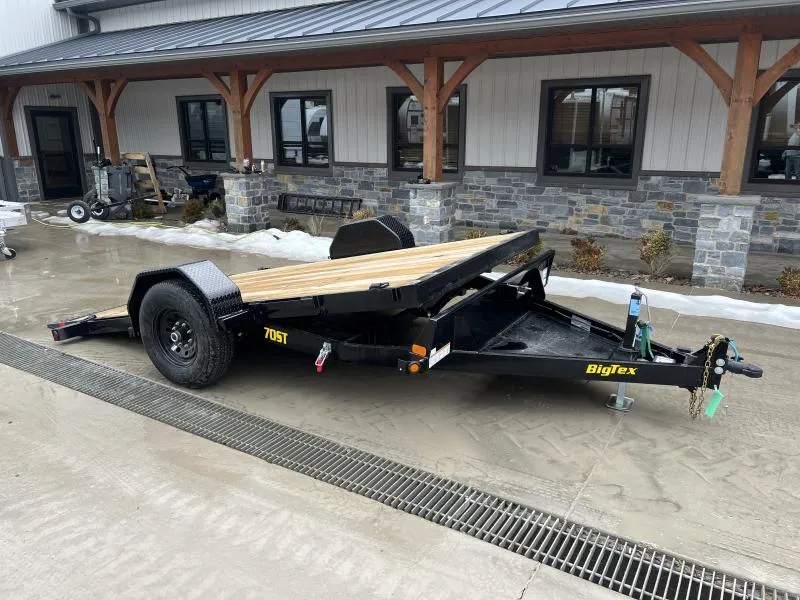 2026 Big Tex Trailers 6.5X12 7000 GVW Gravity Tilt Equipment Trailer * TOOL TRAY * ADJUSTABLE COUPLER * SPARE MOUNT * STAKE POCKETS RUBRAILS * D-RINGS *