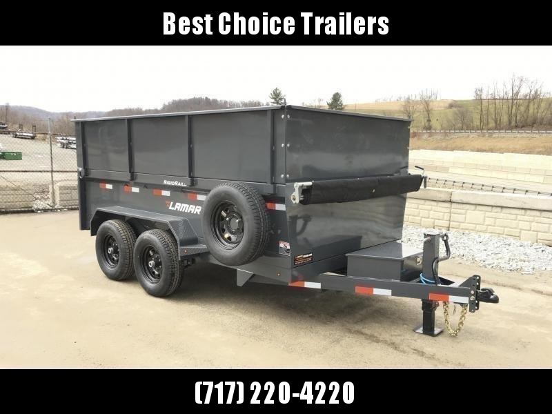 2021 Lamar DM10 77x12' 9990# Low Profile Dump Trailer * 3.5' HIGH SIDES * 12K JACK * TARP KIT * ADJUSTABLE COUPLER * CHARCOAL * SPARE TIRE 2021 Lamar DM10 77x12' 9990# Low Profile Dump Trailer * 3.5' HIGH SIDES * 12K JACK * TARP KIT * ADJUSTABLE COUPLER * CHARCOAL * SPARE TIRE
