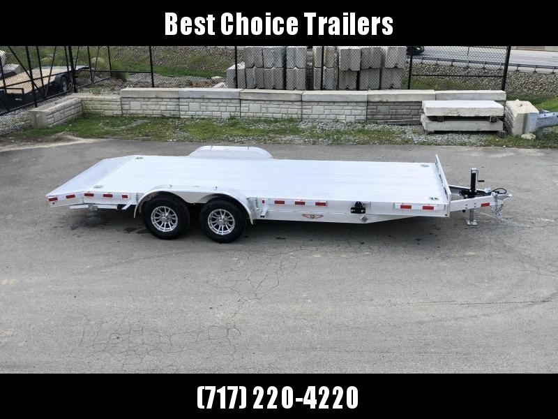 2021 Sure Trac 7x20' Deluxe Aluminum Car Hauler Trailer 9990# GVW * EXTRUDED ALUMINUM FLOOR * 5200# AXLES * SWIVEL D-RINGS * HEAVY DUTY 8" FRAME * DROP LEG JACK * ALUMINUM WHEELS * REMOVABLE FENDERS * CHANNEL C/M 2021 Sure Trac 7x20' Deluxe Aluminum Car Hauler Trailer 9990# GVW * EXTRUDED ALUMINUM FLOOR * 5200# AXLES * SWIVEL D-RINGS * HEAVY DUTY 8" FRAME * DROP LEG JACK * ALUMINUM WHEELS * REMOVABLE FENDERS * CHANNEL C/M