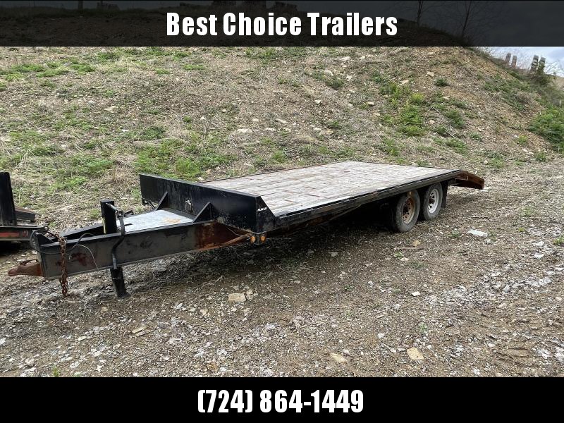 USED 2012 Rice 102x22 Deckover Trailer 14000lb GVW USED 2012 Rice 102x22 Deckover Trailer 14000lb GVW