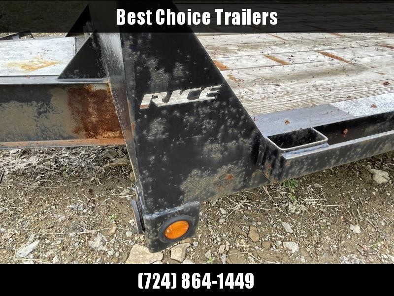 USED 2012 Rice 102x22 Deckover Trailer 14000lb GVW USED 2012 Rice 102x22 Deckover Trailer 14000lb GVW