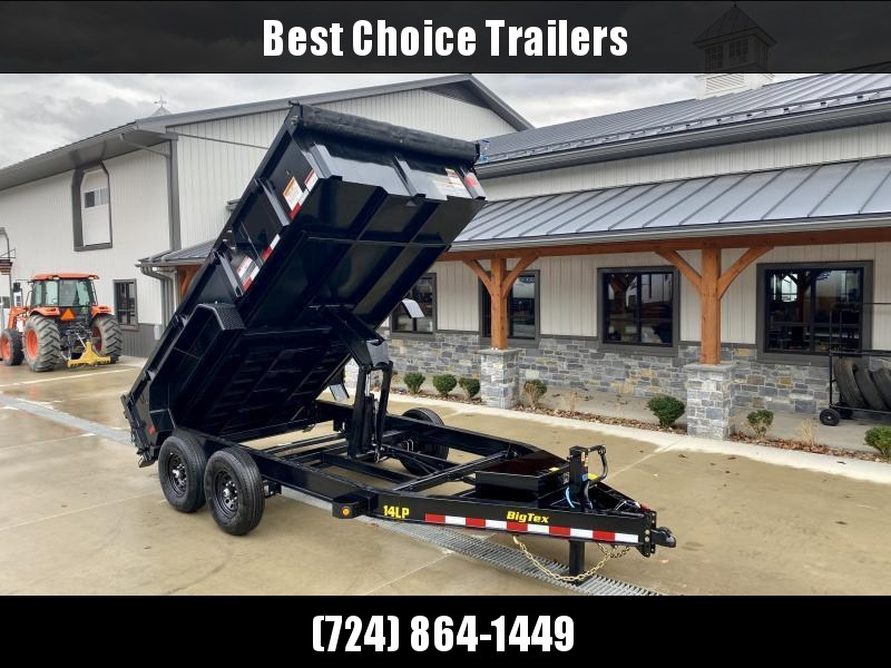 2023 Big Tex Trailers 14LP 7x12' HD High Side Dump Trailer 14000# GVW * 4' HIGH SIDES * DEXTER AXLES * SCISSOR HOIST * 8" I-BEAM FRAME * UNDERMOUNT RAMPS * COMBO GATE * 12K JACK * TARP KIT * REAR STABILIZER JACKS 2023 Big Tex Trailers 14LP 7x12' HD High Side Dump Trailer 14000# GVW * 4' HIGH SIDES * DEXTER AXLES * SCISSOR HOIST * 8" I-BEAM FRAME * UNDERMOUNT RAMPS * COMBO GATE * 12K JACK * TARP KIT * REAR STABILIZER JACKS