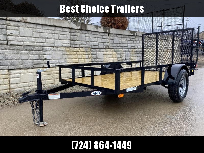 2021 AMO 5x10' Angle Iron Utility Landscape Trailer w/ Gate 2990# GVW 2021 AMO 5x10' Angle Iron Utility Landscape Trailer w/ Gate 2990# GVW