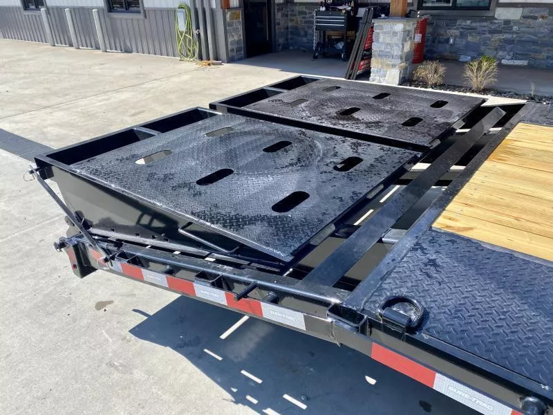 2025 Sure-Trac 102x25' HD Beavertail Deckover Trailer 17600# GVW * 8000# AXLES * 17.5" 16-PLY TIRES * 3 3/8" BRAKES * FULL WIDTH RAMPS * 12" I-BEAM * PIERCED FRAME * RUBRAIL/STAKE POCKETS/PIPE SPOOLS/10 D-RINGS THyqVUkgyp89