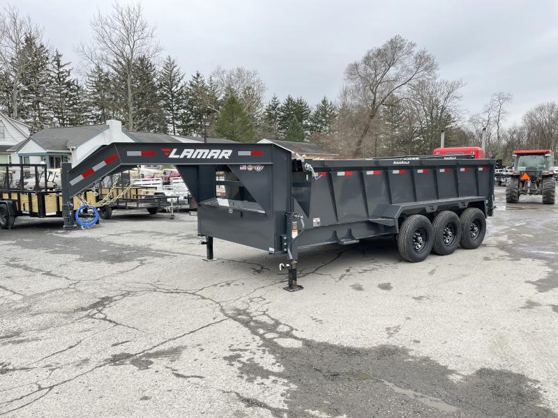2023 Lamar Trailers 7x14 14K Tarp Kit Ramps Dump Trailer