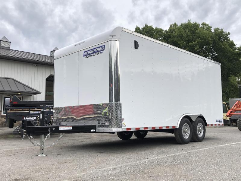 2021 Sure-Trac 8.5x18' Enclosed Contractor Pro 14000# GVW * COMMERCIAL ENCLOSED TRAILER * 7' HEIGHT UPGRADE UTV * 7000# AXLE UPGRADE * HD RAMP DOOR (7000# RATED) * INTEGRATED KNIFE EDGE * TORSION * 16" RUBBER * BACKUP LIGHTS 2021 Sure-Trac 8.5x18' Enclosed Contractor Pro 14000# GVW * COMMERCIAL ENCLOSED TRAILER * 7' HEIGHT UPGRADE UTV * 7000# AXLE UPGRADE * HD RAMP DOOR (7000# RATED) * INTEGRATED KNIFE EDGE * TORSION * 16" RUBBER * BACKUP LIGHTS