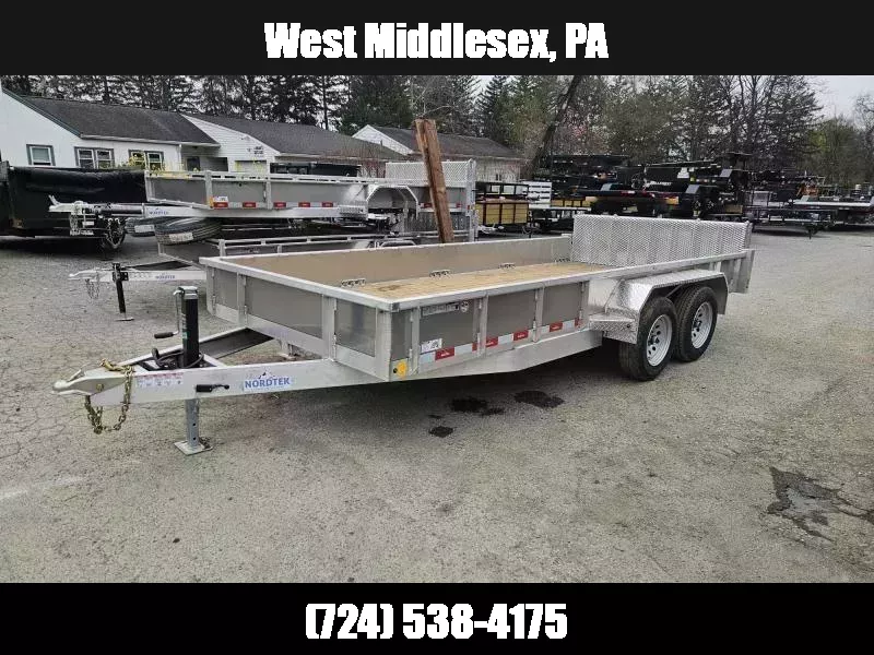 2024 Sure-Trac 6x12' Solid Side Utility Landscape Trailer