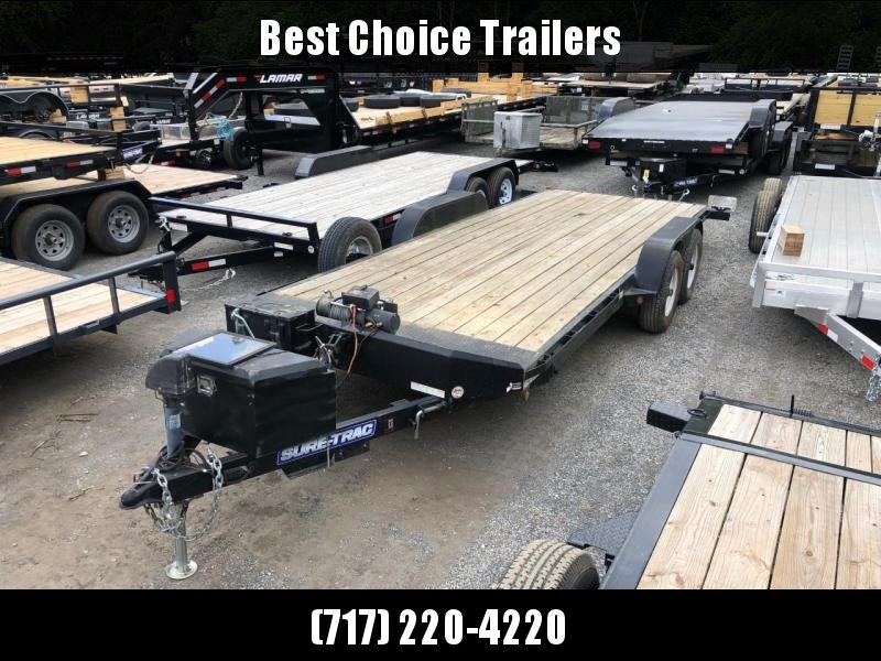 USED 2014 Sure-Trac Power Tilt Car Hauler Trailer 9990# GVW * POWER JACK * POWER TILT * SOLAR CHARGER * SPARE TIRE & MOUNT * LOTS OF TIE DOWNS USED 2014 Sure-Trac Power Tilt Car Hauler Trailer 9990# GVW * POWER JACK * POWER TILT * SOLAR CHARGER * SPARE TIRE & MOUNT * LOTS OF TIE DOWNS