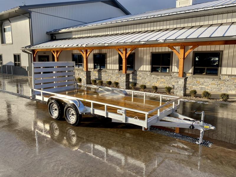 2021 QSA 7x16' Aluminum Utility Landscape Trailer 7000# GVW * STANDARD MODEL * TUBE FRAME AND TONGUE * SPARE MOUNT * TIE DOWNS * 4' FOLD IN GATE * LED'S * FENDER GUSSETS * TUBE TOP RAIL 2021 QSA 7x16' Aluminum Utility Landscape Trailer 7000# GVW * STANDARD MODEL * TUBE FRAME AND TONGUE * SPARE MOUNT * TIE DOWNS * 4' FOLD IN GATE * LED'S * FENDER GUSSETS * TUBE TOP RAIL