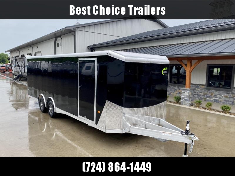 2022 NEO 8.5x24' NACX Aluminum Enclosed Car Hauler Trailer 9990# GVW * BLACK EXTERIOR * ESCAPE DOOR * 5200# TORSION * BULLNOSE * SPREAD AXLE * DRT REAR SPOILER * NXP RAMP * ROUND TOP * HD FRAME * ALUMINUM WHEELS * RV DOOR * 1 PC ROOF 2022 NEO 8.5x24' NACX Aluminum Enclosed Car Hauler Trailer 9990# GVW * BLACK EXTERIOR * ESCAPE DOOR * 5200# TORSION * BULLNOSE * SPREAD AXLE * DRT REAR SPOILER * NXP RAMP * ROUND TOP * HD FRAME * ALUMINUM WHEELS * RV DOOR * 1 PC ROOF