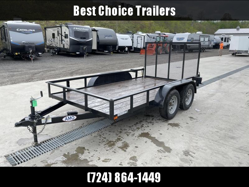 USED 2020 AMO 6.5x12' Utility Landscape Trailer 7000# GVW USED 2020 AMO 6.5x12' Utility Landscape Trailer 7000# GVW
