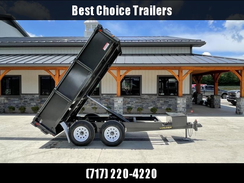 2022 Corn Pro 6x10' Deckover Dump Trailer 9990# GVW * GREY ...