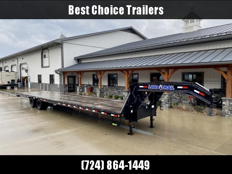 USED 2019 Load Trail GP24 102x40' Gooseneck Deckover Trailer 24000# GVW * STRAIGHT DECK * 8' SLIDE OUT RAMPS * 12K DEXTERS * 12" I-BEAM * HDSS SUSPENSION * DUAL 12K JACKS * LEDS USED 2019 Load Trail GP24 102x40' Gooseneck Deckover Trailer 24000# GVW * STRAIGHT DECK * 8' SLIDE OUT RAMPS * 12K DEXTERS * 12" I-BEAM * HDSS SUSPENSION * DUAL 12K JACKS * LEDS