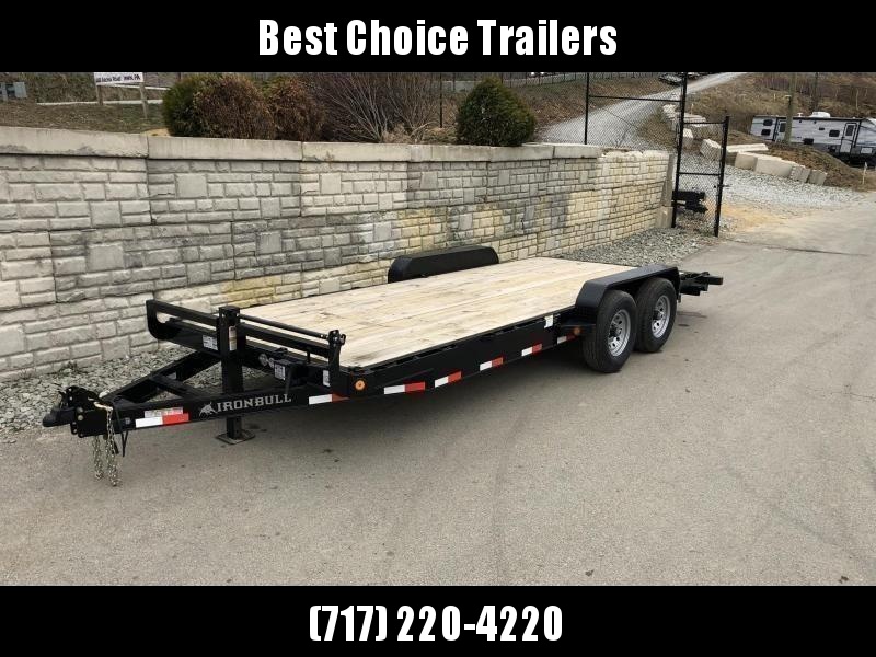 2021 Ironbull 7x22' Wood Deck Car Trailer 14000# GVW * OVERWIDTH RAMPS * CHANNEL C/M * RUBRAIL/STAKE POCKETS/PIPE SPOOLS/D-RINGS 2021 Ironbull 7x22' Wood Deck Car Trailer 14000# GVW * OVERWIDTH RAMPS * CHANNEL C/M * RUBRAIL/STAKE POCKETS/PIPE SPOOLS/D-RINGS