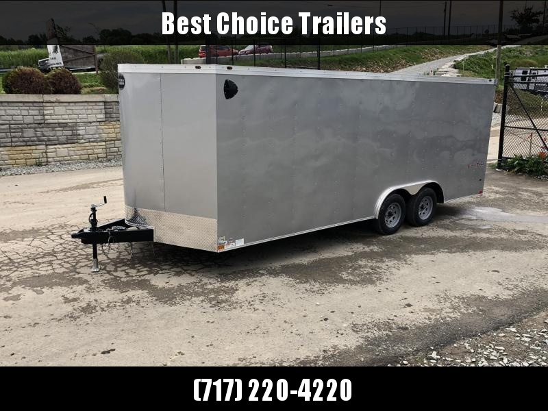 2022 Wells Cargo 8.5x16' Fastrac DELUXE Enclosed Car Trailer 7000# GVW * SILVER EXTERIOR * RAMP DOOR * .030 METAL 2022 Wells Cargo 8.5x16' Fastrac DELUXE Enclosed Car Trailer 7000# GVW * SILVER EXTERIOR * RAMP DOOR * .030 METAL