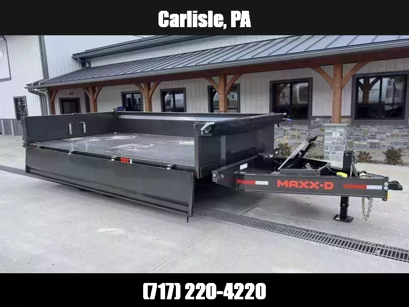 2026 MAXXD 8x16' D9X Dump Trailer 16000# GVW * DEXTER 8000# AXLES * 10" I-BEAM * 24" FOLD DOWN SIDES * OVERSIZE 6X20 SCISSOR * 10" I-BEAM * WIRELESS REMOTE * 12" O.C. C/M * 7GA FLOOR * 17.5" TIRES * DELUXE TARP KIT * COMBO GATE * REAR JACKSTANDS 1764280407