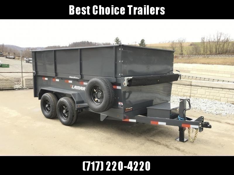 2021 Lamar DM10 77x12' 9990# Low Profile Dump Trailer * 3.5' HIGH SIDES * 12K JACK * TARP KIT * ADJUSTABLE COUPLER * CHARCOAL * SPARE TIRE 2021 Lamar DM10 77x12' 9990# Low Profile Dump Trailer * 3.5' HIGH SIDES * 12K JACK * TARP KIT * ADJUSTABLE COUPLER * CHARCOAL * SPARE TIRE