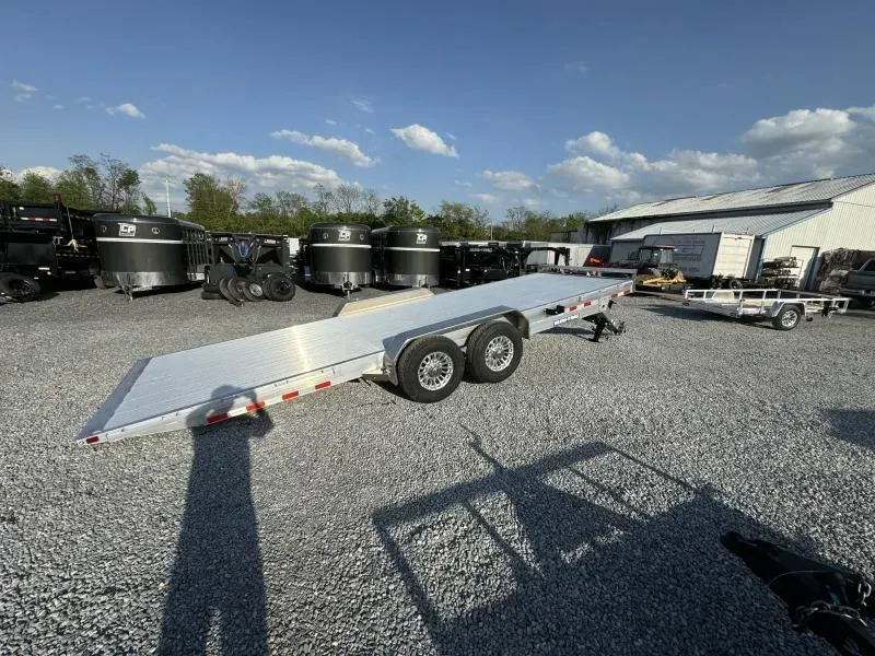 2026 Sure Trac 7x22' Aluminum Tilt Car Hauler Trailer 14000# GVW * POWER TILT * EXTRUDED ALUMINUM FLOOR * ALUMINUM TOOLBOX * 8" CHANNEL FRAME * 4" CHANNEL CROSSMEMBERS * REMOVABLE FENDERS * ALUMINUM WHEELS * 12K DROP JACK * ADJUSTABLE COUPLER