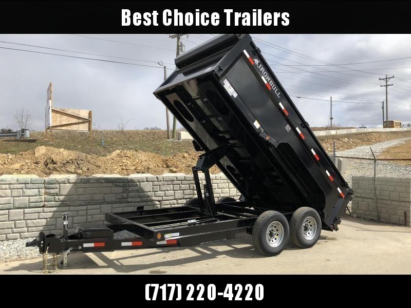 2021 Ironbull 7x14' High Side Dump Trailer 14000# GVW * 12K JACK * 7 GA FLOOR * RAMPS * TARP * SCISSOR * SPARE MT * 3' SIDES 2021 Ironbull 7x14' High Side Dump Trailer 14000# GVW * 12K JACK * 7 GA FLOOR * RAMPS * TARP * SCISSOR * SPARE MT * 3' SIDES