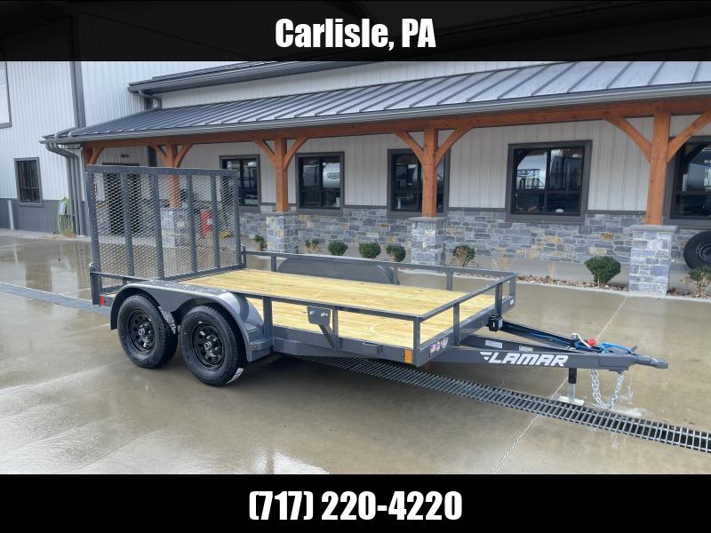 2023 Lamar 7x12' Deluxe Utility Landscape Trailer 7000# GVW