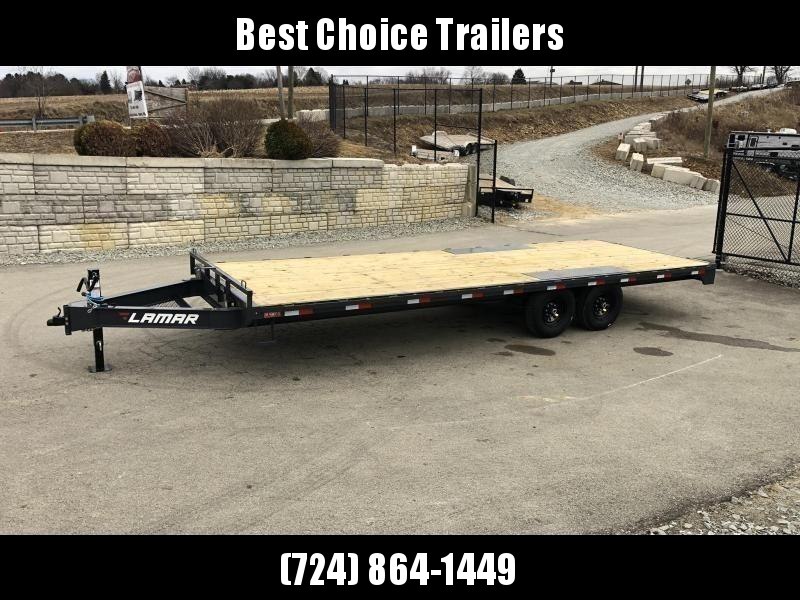 2021 Lamar 102x20' Flatbed Deckover Trailer 14000# GVW * 8' SLIDE IN RAMPS * CHARCOAL * TOOL TRAY * HD CAST COUPLER * I-BEAM FRAME * 16" O.C. C/M * RUBRAIL/STAKE POCKETS/PIPE SPOOLS * CHANNEL SIDE RAIL * 12K JACK 2021 Lamar 102x20' Flatbed Deckover Trailer 14000# GVW * 8' SLIDE IN RAMPS * CHARCOAL * TOOL TRAY * HD CAST COUPLER * I-BEAM FRAME * 16" O.C. C/M * RUBRAIL/STAKE POCKETS/PIPE SPOOLS * CHANNEL SIDE RAIL * 12K JACK