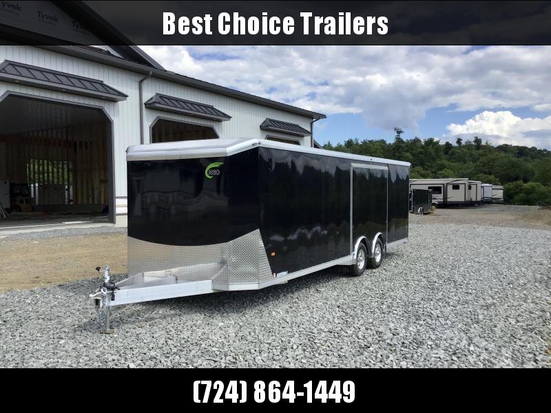 2021 NEO 8.5X26' Aluminum Enclosed Car Hauler Trailer 9990# GVW * BLACK EXTERIOR * EXTRUDED FLOOR * SPREAD AXLE * ESCAPE DOOR * ALUMINUM WHEELS * CABINETS * FINISHED WALLS/CEILING 2021 NEO 8.5X26' Aluminum Enclosed Car Hauler Trailer 9990# GVW * BLACK EXTERIOR * EXTRUDED FLOOR * SPREAD AXLE * ESCAPE DOOR * ALUMINUM WHEELS * CABINETS * FINISHED WALLS/CEILING