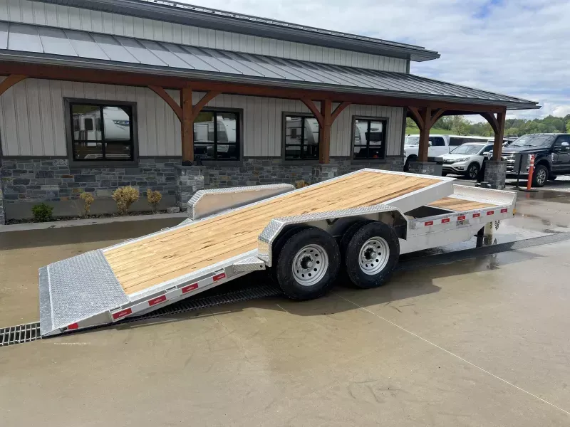 2026 Nordtek 7x20' Aluminum Gravity Tilt Equipment Trailer 16000# GVW * 8000# AXLES * SPLIT TILT 16+4' * ALUMINUM TOOLBOX & WHEELS * 8" CHANNEL TONGUE & FRAME * 12K DROP JACK * ADJUSTABLE COUPLER * 4" CHANNEL CROSSMEMBERS * RUBRAIL/STAKE POCKETS