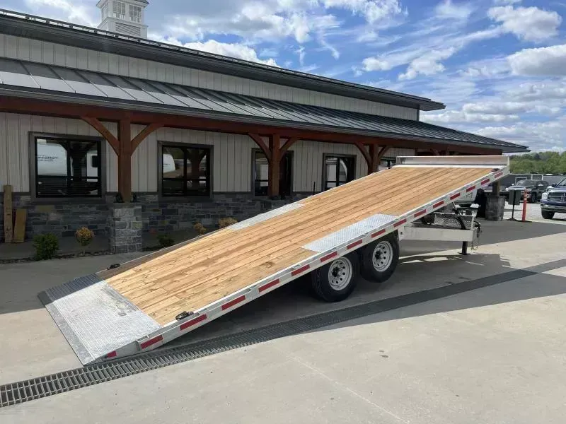 2026 Nordtek 102x24' Aluminum Power Tilt Deckover Trailer 16000# GVW * 8000# AXLES * DUAL PISTON * ALUMINUM TOOLBOX & WHEELS * WINCH PLATE * PIPE SPOOLS * D-RINGS