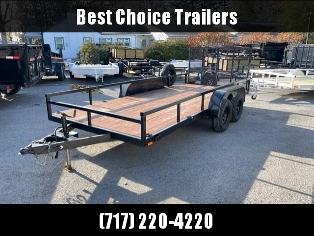 USED 2004 Sure Trac 7x16' Utility Landscape Trailer 7000# GVW * TUBE FRAME * TUBE TOP * SPARE TIRE * NEWER TIRES, BRAKES, BACKER PLATES USED 2004 Sure Trac 7x16' Utility Landscape Trailer 7000# GVW * TUBE FRAME * TUBE TOP * SPARE TIRE * NEWER TIRES, BRAKES, BACKER PLATES