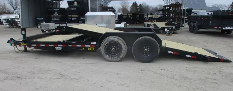 2026 Big Tex Trailers 14TL 7x20' Gravity Tilt Equipment Trailer 14000# GVW *  4' FIXED/16' TILT * HYDRAULIC DAMPENING GRAVITY TILT * REMOVABLE FENDERS * DROP AXLES * RUBRAIL/STAKE POCKETS/D-RINGS