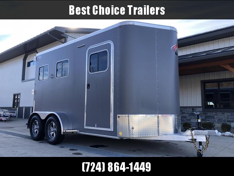 2021 Kiefer Built All Aluminum 2-Horse Slant Load Trailer 7000# GVW 2021 Kiefer Built All Aluminum 2-Horse Slant Load Trailer 7000# GVW