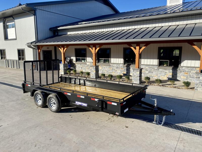 2022 Sure-Trac 7x16' Steel High Side Utility Trailer 7000# GVW * 3x4" ANGLE FRAME * 14" STEEL SOLID SIDES * 2X2" TUBE GATE C/M + SPRING ASSIST + FOLD FLAT * TOOLESS GATE REMOVAL * SPARE MOUNT * PROTECTED WIRING * SET BACK JACK * TRIPLE TUBE TONGUE 2022 Sure-Trac 7x16' Steel High Side Utility Trailer 7000# GVW * 3x4" ANGLE FRAME * 14" STEEL SOLID SIDES * 2X2" TUBE GATE C/M + SPRING ASSIST + FOLD FLAT * TOOLESS GATE REMOVAL * SPARE MOUNT * PROTECTED WIRING * SET BACK JACK * TRIPLE TUBE TONGUE