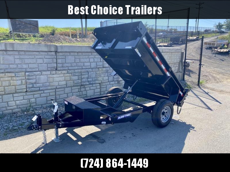 2021 Sure-Trac 5x8' Single Axle Dump Trailer 5000# GVW * COMBO DOORS * ADJUSTABLE COPUPLER * DROP LEG JACK * INTEGRATED KEYWAY * SPARE TIRE MOUNT * TARP PREP * D-RINGS * DIAMOND PLATE FENDERS * POWER UP/POWER DOWN * TRIPLE TUBE TONGUE * BULLET LED'S * RAD 2021 Sure-Trac 5x8' Single Axle Dump Trailer 5000# GVW * COMBO DOORS * ADJUSTABLE COPUPLER * DROP LEG JACK * INTEGRATED KEYWAY * SPARE TIRE MOUNT * TARP PREP * D-RINGS * DIAMOND PLATE FENDERS * POWER UP/POWER DOWN * TRIPLE TUBE TONGUE * BULLET LED'S * RAD