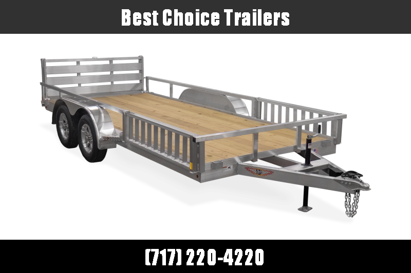 2021 H&H 7x16' TRSA Aluminum ATV Utility Landscape Trailer 7000# GVW * ATV RAMPS * ALUMINUM WHEELS * BI-FOLD GATE * SIDE LOAD RAMPS 2021 H&H 7x16' TRSA Aluminum ATV Utility Landscape Trailer 7000# GVW * ATV RAMPS * ALUMINUM WHEELS * BI-FOLD GATE * SIDE LOAD RAMPS