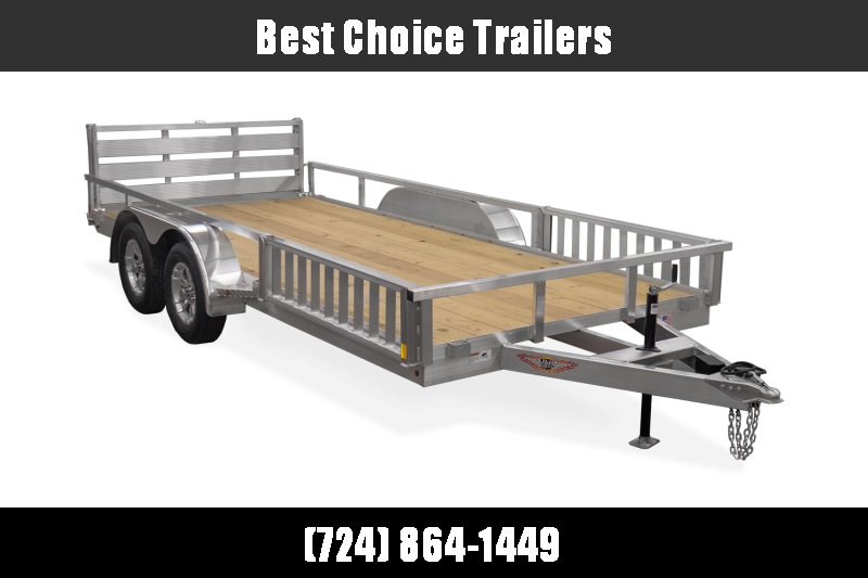 2021 H&H 7x16' TRSA Aluminum ATV Utility Landscape Trailer 7000# GVW * ATV RAMPS * ALUMINUM WHEELS * BI-FOLD GATE * SIDE LOAD RAMPS 2021 H&H 7x16' TRSA Aluminum ATV Utility Landscape Trailer 7000# GVW * ATV RAMPS * ALUMINUM WHEELS * BI-FOLD GATE * SIDE LOAD RAMPS