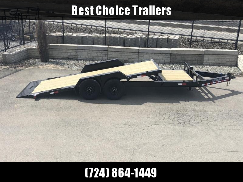 2021 Load Trail 7x20' Gravity Tilt Equipment Trailer 16000# GVW * 8000# AXLES * 16+4' SPLIT DECK * OIL BATH * CHARCOAL * WINCH PLATE * * 8" I-BEAM MONOFRAME * DEXTER TORSION AXLES * GRAVITY TILT W/ STOP VALVE * TOOL TRAY * 2-3-2 WARRANTY * POWDER PRIMER 2021 Load Trail 7x20' Gravity Tilt Equipment Trailer 16000# GVW * 8000# AXLES * 16+4' SPLIT DECK * OIL BATH * CHARCOAL * WINCH PLATE * * 8" I-BEAM MONOFRAME * DEXTER TORSION AXLES * GRAVITY TILT W/ STOP VALVE * TOOL TRAY * 2-3-2 WARRANTY * POWDER PRIMER