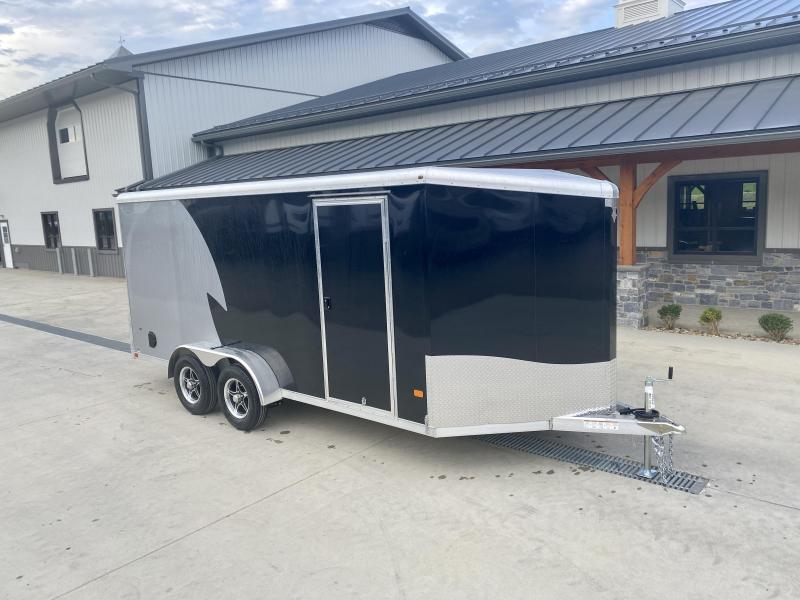 2022 Neo 7x16' NAMR Aluminum Enclosed Motorcycle Trailer * VINYL WALLS * ALUMINUM WHEELS * +6" HEIGHT * BLACK+SILVER * SPORT TIE DOWN SYSTEM 2022 Neo 7x16' NAMR Aluminum Enclosed Motorcycle Trailer * VINYL WALLS * ALUMINUM WHEELS * +6" HEIGHT * BLACK+SILVER * SPORT TIE DOWN SYSTEM