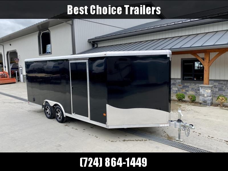 2022 NEO 8.5x18' Aluminum Enclosed Car Hauler Trailer 7000# GVW * ROUND TOP * NXP RAMP * ALUMINUM WHEELS * BLACK * ESCAPE HATCH * CLEARANCE 2022 NEO 8.5x18' Aluminum Enclosed Car Hauler Trailer 7000# GVW * ROUND TOP * NXP RAMP * ALUMINUM WHEELS * BLACK * ESCAPE HATCH * CLEARANCE