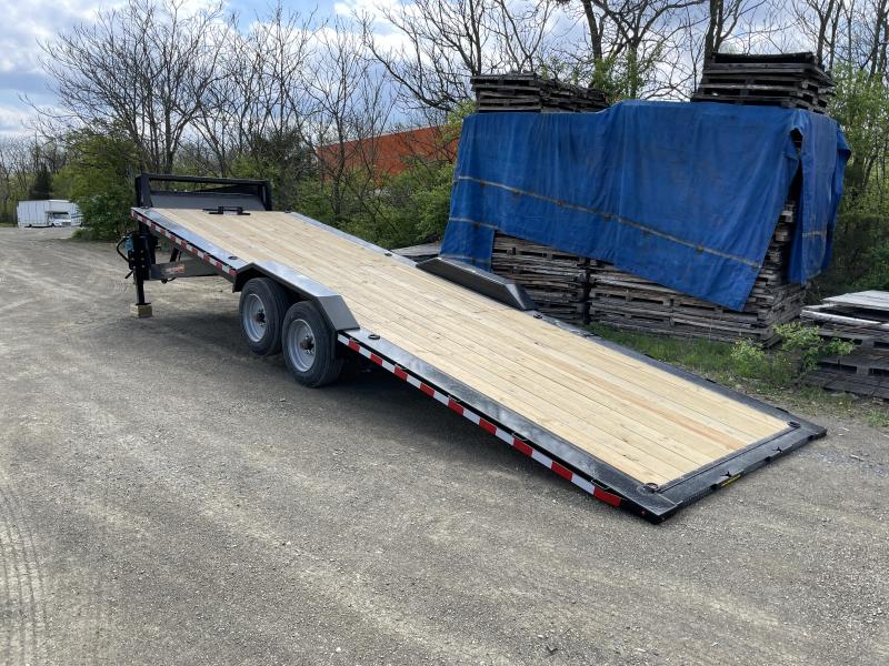 2021 H&H 102x26' Gooseneck Power Tilt Equipment Trailer 16000# GVW * GOOSENECK COUPLER * 8000# AXLES * POWER TILT * FRONT TOOLBOX * 102" DECK OUTRIGGERS * DRIVE OVER FENDERS * WINCH PLATE * INTEGRATED TAIL LIGHTS * CHANNEL C/M 2021 H&H 102x26' Gooseneck Power Tilt Equipment Trailer 16000# GVW * GOOSENECK COUPLER * 8000# AXLES * POWER TILT * FRONT TOOLBOX * 102" DECK OUTRIGGERS * DRIVE OVER FENDERS * WINCH PLATE * INTEGRATED TAIL LIGHTS * CHANNEL C/M