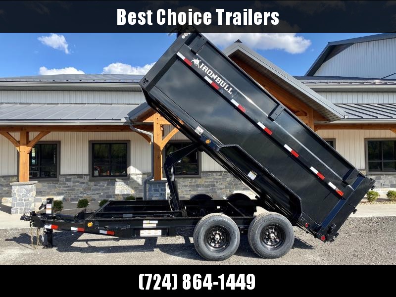 2021 Ironbull 7x14' High Side Dump Trailer 14000# GVW * HYDRAULIC JACK * 7 GA FLOOR * RAMPS * TARP KIT * SCISSOR HOIST * SPARE MOUNT * 4' SIDES 2021 Ironbull 7x14' High Side Dump Trailer 14000# GVW * HYDRAULIC JACK * 7 GA FLOOR * RAMPS * TARP KIT * SCISSOR HOIST * SPARE MOUNT * 4' SIDES