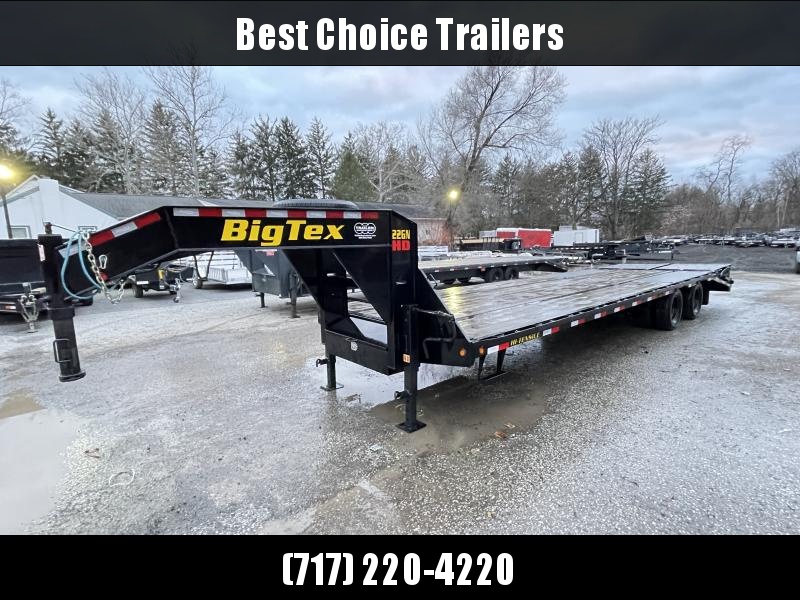 USED 2021 Big Tex Trailers 22GN 102x30' HD Gooseneck Beavertail
