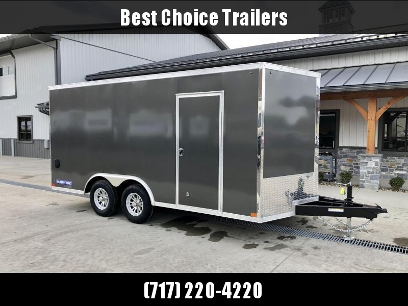 2023 Sure-Trac 8.5x16' Enclosed Cargo Trailer 9900# GVW * CHARCOAL EXTERIOR * TORSION * 5200# AXLES * CONTRACTOR/LANDSCAPER TRAILER 2023 Sure-Trac 8.5x16' Enclosed Cargo Trailer 9900# GVW * CHARCOAL EXTERIOR * TORSION * 5200# AXLES * CONTRACTOR/LANDSCAPER TRAILER