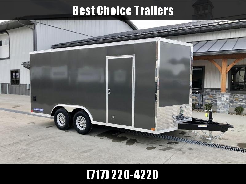 2023 Sure-Trac 8.5x16' Enclosed Cargo Trailer 9900# GVW * CHARCOAL EXTERIOR * TORSION * 5200# AXLES * CONTRACTOR/LANDSCAPER TRAILER 2023 Sure-Trac 8.5x16' Enclosed Cargo Trailer 9900# GVW * CHARCOAL EXTERIOR * TORSION * 5200# AXLES * CONTRACTOR/LANDSCAPER TRAILER